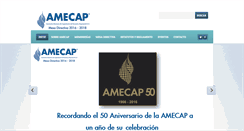 Desktop Screenshot of amecap.com.mx