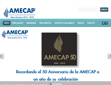 Tablet Screenshot of amecap.com.mx